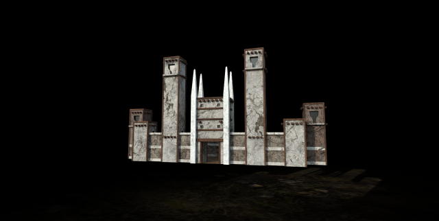 heroes 3 stronghold castle forgamelp 3D Model .c4d .max .obj .3ds .fbx .stl .blend
