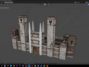 Heroes 3 Twierdza Zamek forgamelp Model 3D