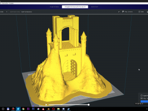 Heroes 3 castle griffin tower for3dprint 3D Baskı Modeli