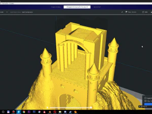 Heroes 3 castle griffin tower for3dprint 3D Print Model