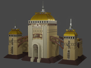 Heroes 3 factory castle 3d print 3D Print Model
