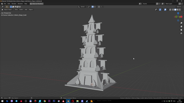 heroes 3 inferno magic guild 3d print Modelo de impresión 3D .c4d .max .obj .3ds .fbx .stl .blend 