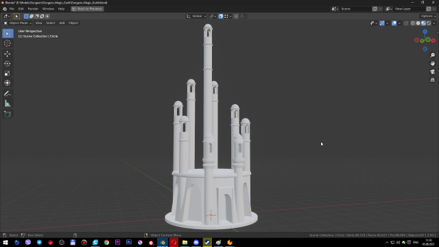 heroes 3 dungeon magic guild 3d print Model do druku 3D .c4d .max .obj .3ds .fbx .stl .blend 