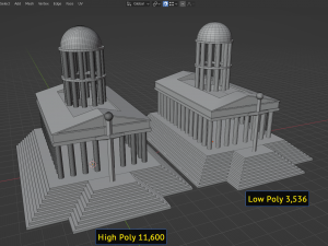Heroes 3 Tower Cloud Temple forGame HPLP Modelo 3D