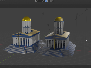 Heroes 3 Tower Cloud Temple forGame HPLP Modelo 3D