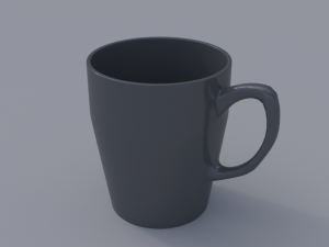 cup 3D 모델