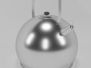 찻주전자 3D 모델