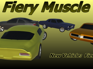 low poly cars - fiery pack 3D Model