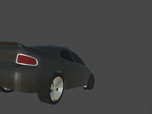 low poly cars - fiery pack 3D Model