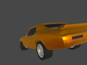 low poly cars - fiery pack Modèle 3D