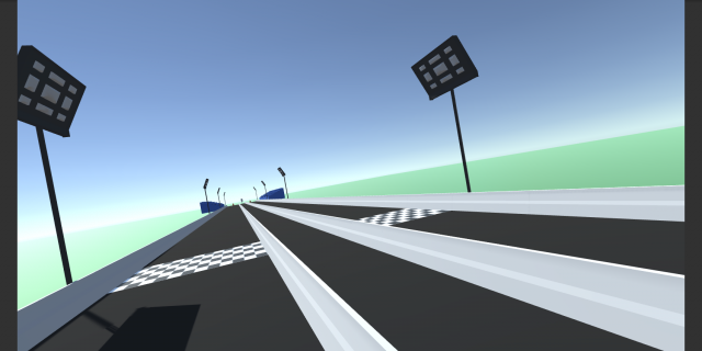 low poly drag strip 3D 模型 .c4d .max .obj .3ds .fbx .stl .blend 
