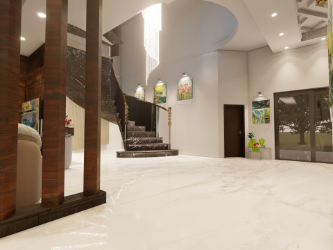 Arabic interior design 3D Model