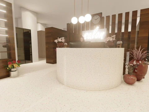 Интерьер женского салона 3D Модель