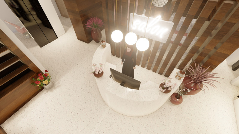 Interior womens salon 3D Model .c4d .max .obj .3ds .fbx .stl .blend