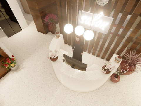 Interior womens salon 3D Model