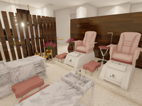 Salon des femmes intérieures Modèle 3D