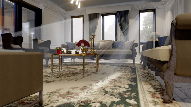 Interior design house 3Dモデル .c4d .max .obj .3ds .fbx .stl .blend