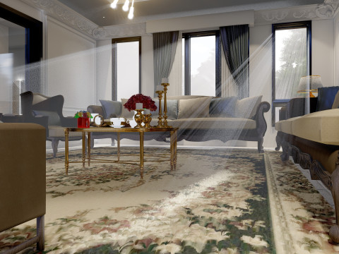 Interior design house 3D Model