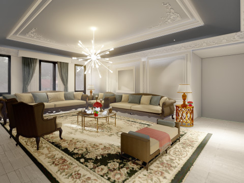 Interior design house 3Dモデル