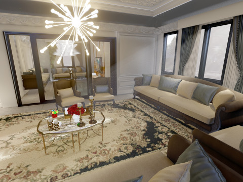 Interior design house 3Dモデル