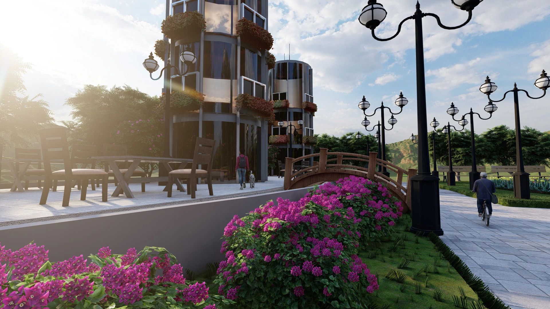 Garden 3D Model .c4d .max .obj .3ds .fbx .stl .blend 