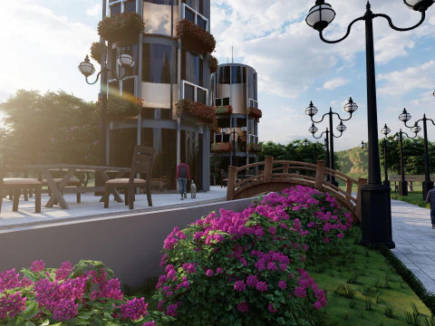 Сад 3D Модель