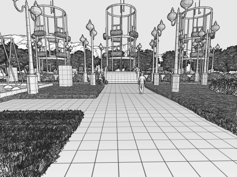 Garden 3D 模型