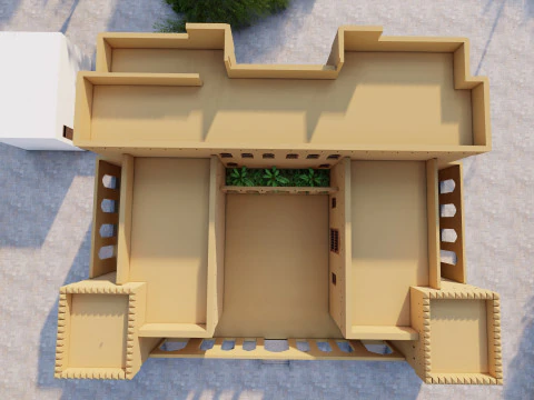 MAISON-FORT Modèle 3D