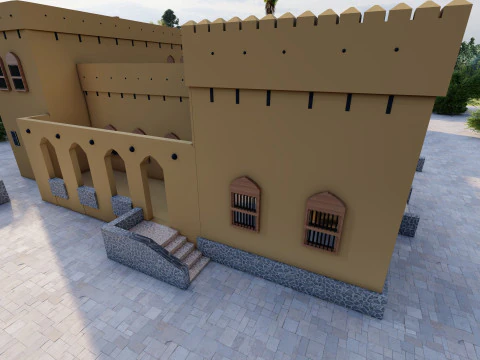 MAISON-FORT Modèle 3D
