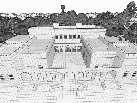 MAISON-FORT Modèle 3D
