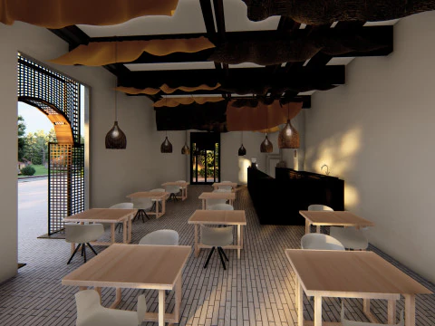 Caffetteria Modello 3D