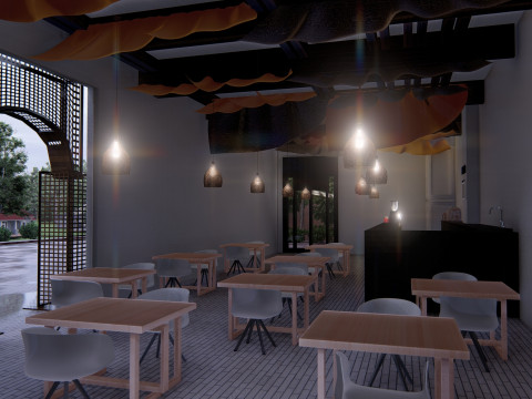 Cofe shop 3D 模型