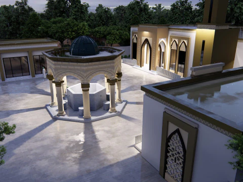 МЕЧЕТЬ И АБУЛЛЯЦИЯ 3D Модель