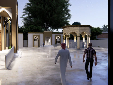 МЕЧЕТЬ И АБУЛЛЯЦИЯ 3D Модель