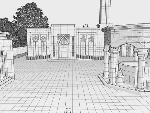 MOSQUE AND ABULLATION 3D 모델