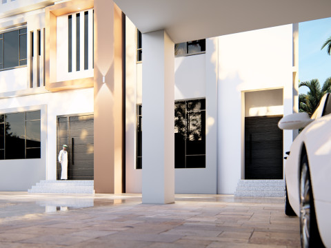 HOUSE EXTERIOR DESIGN 3D Model