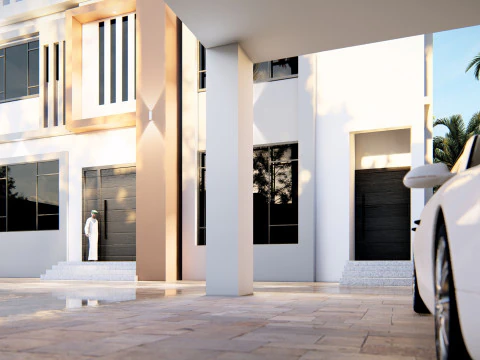 ВНЕШНИЙ ДИЗАЙН ДОМА 3D Модель