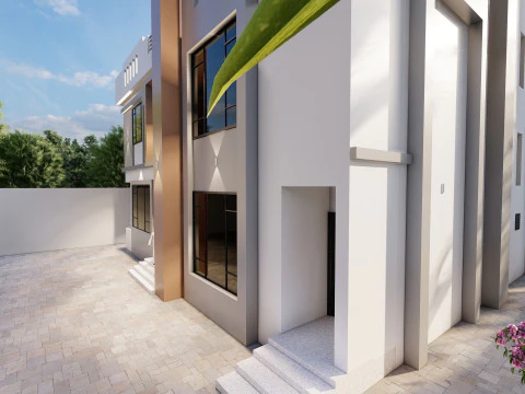 ВНЕШНИЙ ДИЗАЙН ДОМА 3D Модель