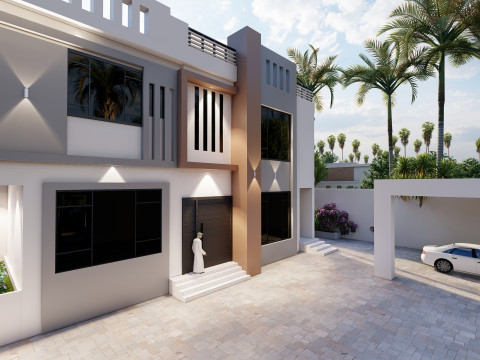 HOUSE EXTERIOR DESIGN 3D Model
