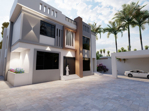 HOUSE EXTERIOR DESIGN 3D Model