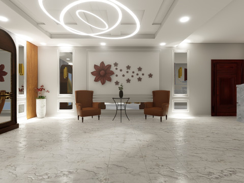 LIVING ROOM 3D Model