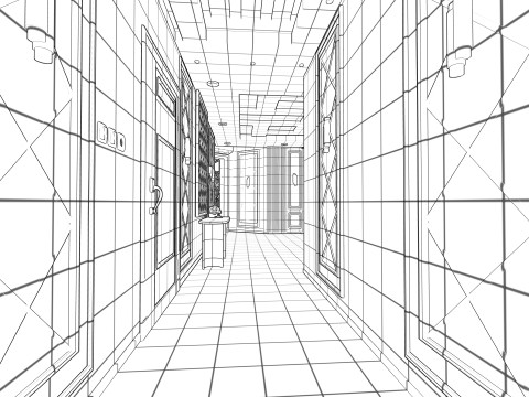 LIVING ROOM 3D Model