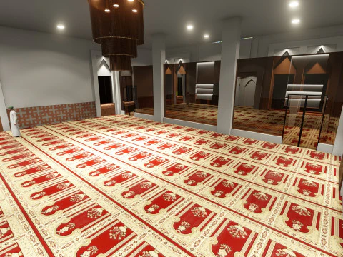 Дизайн интерьера мечети 3D Модель