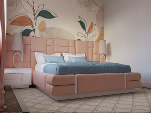 bedroom 01 Model 3D