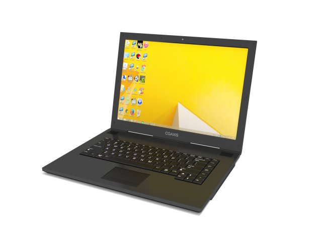 notebook cgaxis 3D Model .c4d .max .obj .3ds .fbx .stl .blend 