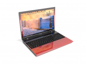 cgaxis red notebook 3D Model