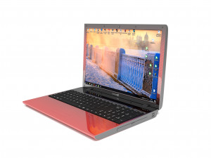 cgaxis red notebook 3D 모델