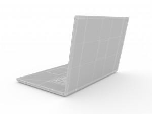 notebook apple Modelo 3D