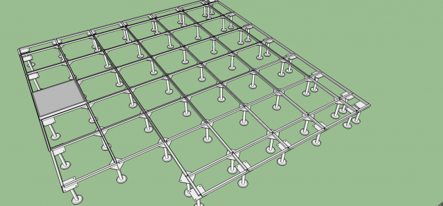 technical floor Modello 3D .c4d .max .obj .3ds .fbx .stl .blend 
