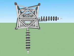 электрическая конструкция 3D Модель